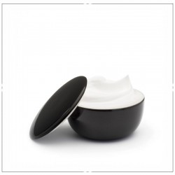 Porte-savon en porcelaine noir/ivoire par Mühle et Herr von Eden