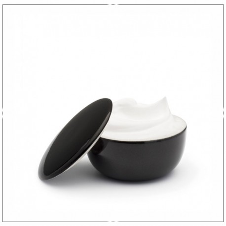 Porte-savon en porcelaine noir/ivoire par Mühle et Herr von Eden