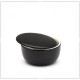 Porte-savon en porcelaine noir/ivoire par Mühle et Herr von Eden