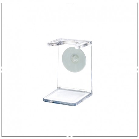 Support transparent pour blaireau de rasage par hjm