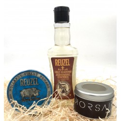 Duo "Blue" - Pomade et shampoing par Reuzel