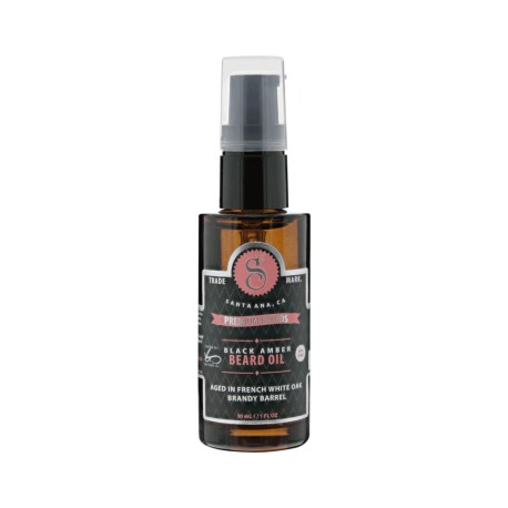 Huile pour barbe Black Amber par Suavecito - (Ambre)