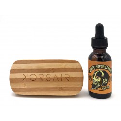 Pack Viking - Huile et brosse à barbe