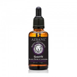 Huile pour barbe Poivre noir & Lavande par Azbane