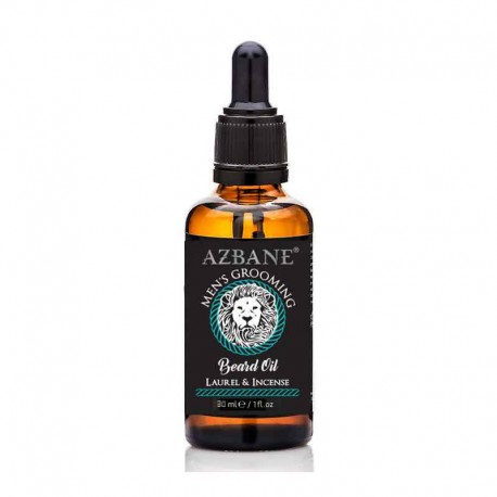 Huile pour barbe Laurier & Encens par Azbane