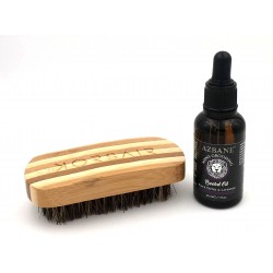 Pack Black pepper - Huile et brosse à barbe