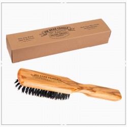 Brosse pour barbe Mr Bear Family en poils de sanglier avec poignée